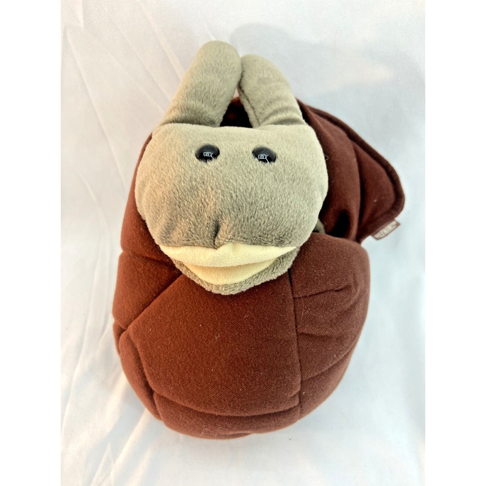 Folkmanis Brown Snail 12" Plush Hand Puppet Stuffed Teacher Theater Library‎